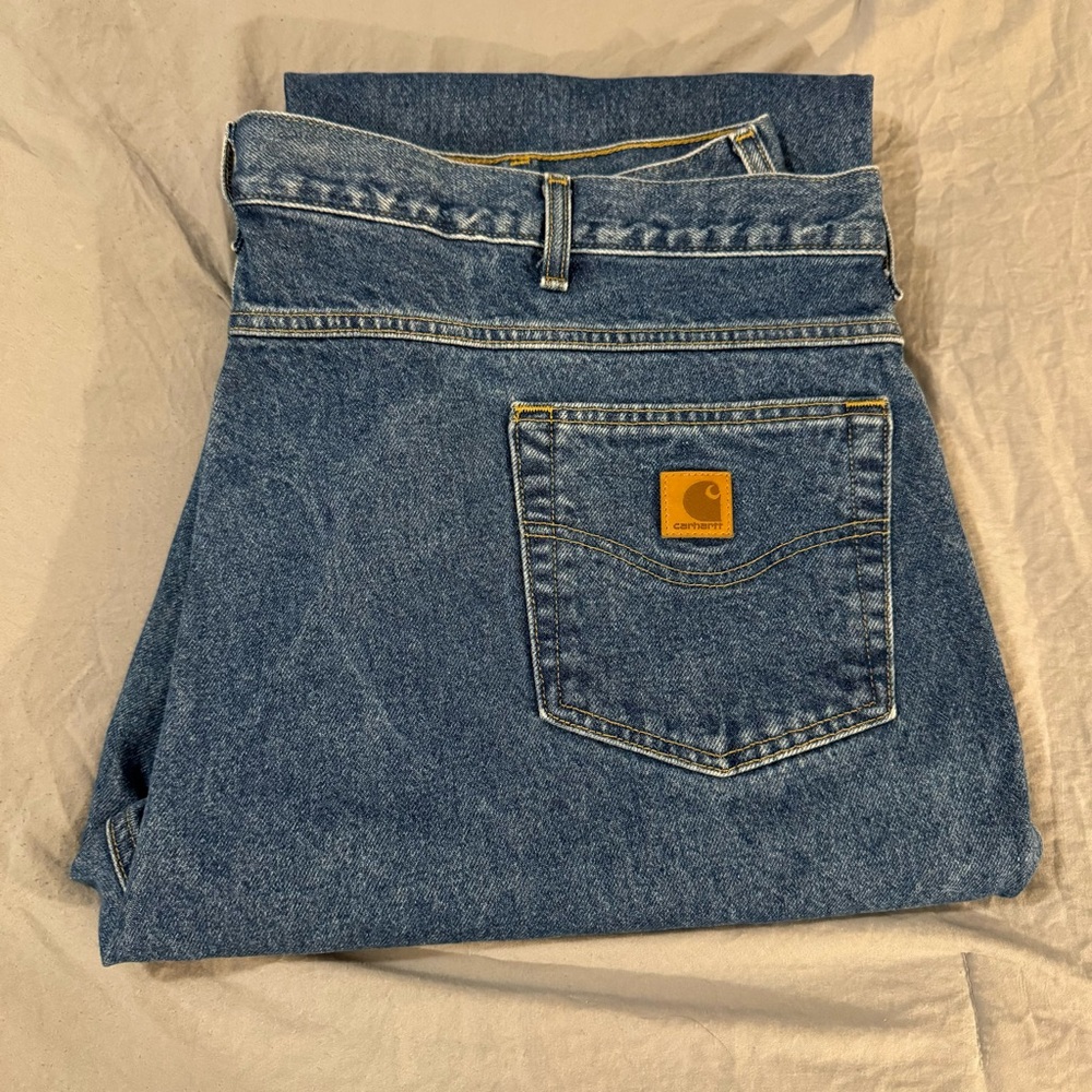 Carhartt Men’s Relaxed‎ Fit Jeans Size 46x32 100% Cotton